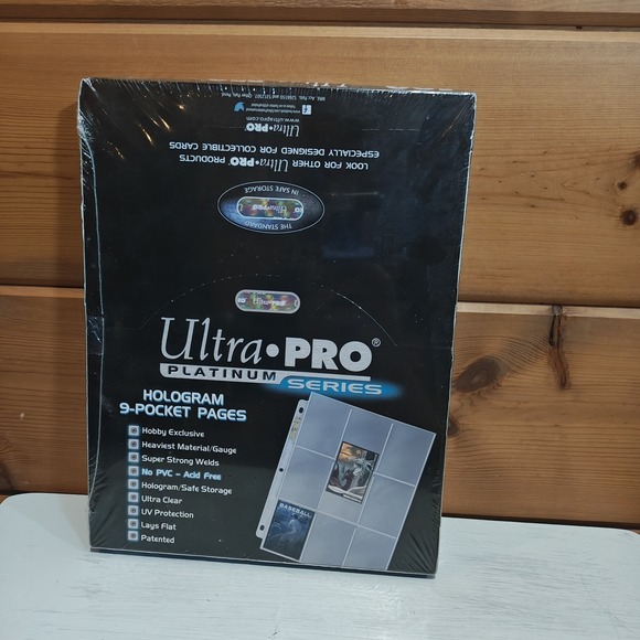 Ultra Pro Other - 100 Ultra PRO Platinum 9-Pocket Card Pages Sheets Protectors Box 81320 B3